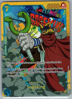 Sogeking OP03-122 SEC English Pillars of Strength - One Piece Card - NM - Image 1