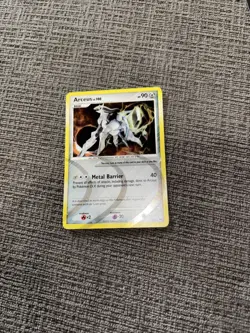 Arceus LV.100 AR9 Platinum Holo Ultra Rare 2009 Pokemon Card - Image 1