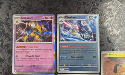 POKEMON TCG CARDS ALAKAZAM-CINDERACE-CLAWITZER-SHUCKLE-HELIOPTILE (SET OF 5) - Image 2