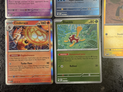 POKEMON TCG CARDS ALAKAZAM-CINDERACE-CLAWITZER-SHUCKLE-HELIOPTILE (SET OF 5) - Image 3