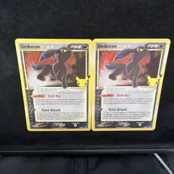 Pokemon TCG Umbreon Star Celebrations Holo Card 17/17 Classic Collection - Image 2