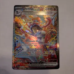 Pokemon Greninja EX TCG Twilight Masquerade Holo Card 214/167 - Image 1