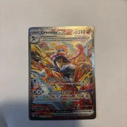 Pokemon Greninja EX TCG Twilight Masquerade Holo Card 214/167 - Image 4
