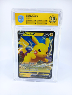 Pikachu V SWSH061 SWSH: Sword & Shield Promo Cards Holo - GRADE 10 GEM MINT RARE - Image 1