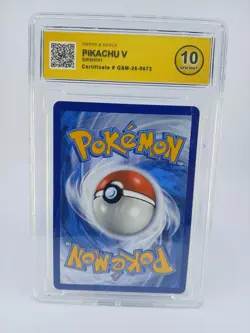 Pikachu V SWSH061 SWSH: Sword & Shield Promo Cards Holo - GRADE 10 GEM MINT RARE - Image 4