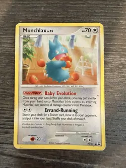 Munchlax 70/111 - 2009 Rising Rivals - Moderately Played MP - Pokemon Card - Image 1