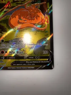 Pokemon TCG Charizard v SWSH260 Sword & Shield Promo Card Near Mint Condition - Image 4