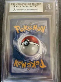 Pokemon TCG Alakazam Base Set Holo Card 1/102 Unlimited Rare 8.5 BGS NM MT+ - Image 2
