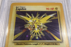 BGS 8.5 Zapdos Base Set Holo Unlimited Rare Card 16/102 Pokemon TCG - Image 2