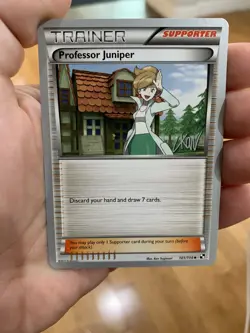 Pokemon Trainer Professor Juniper 101/114- 2011 World Championship Card - Mint - Image 1