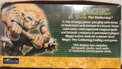 MTG: 6TH EDITION Booster Pack box w/"run a booster draft" insert; NO CARDS, 1999 - Image 5