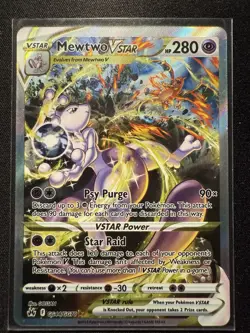 Mewtwo VSTAR Crown Zenith: Galarian Gallery Ultra Rare Card #GG44/GG70 - Image 1