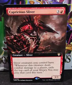 magic the gathering - Capricious Sliver - Creature - Sliver - Rare - Red - Image 1