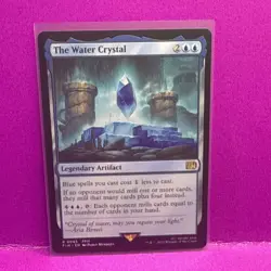 The Water Crystal - N/M Final Fantasy Magic The Gathering MTG - Image 1