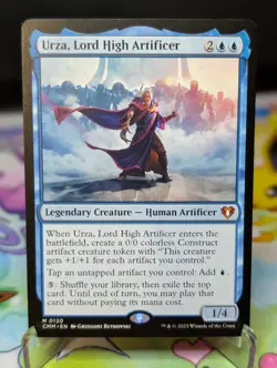 MTG Commander Masters- Urza, Lord High Artificer 130 Regular - Image 1