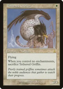 Tethered Griffin Urza's Destiny LP MTG - Image 1
