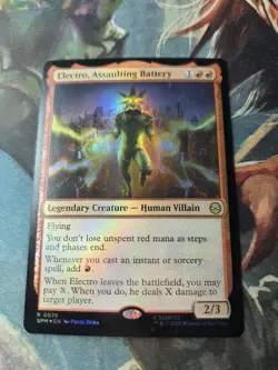 Electro, Assaulting Battery R Marvel's Spider-Man 76 MTG NM - Image 2