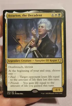 🔥 MTG - Astarion the Decadent - Commander Legends, Baldurs Gate Rare #265 NM 🔥 - Image 1