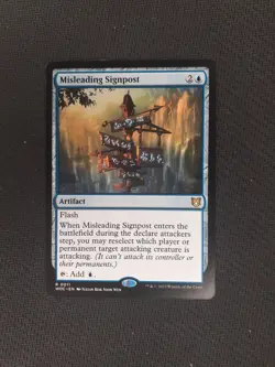 Misleading Signpost - Wilds of Eldraine Commander - Magic the Gathering MTG - Image 1