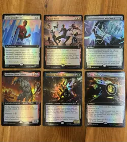 MTG Marvel’s Spider-Man NM Extended Art Foil Rare/Mythic Lot, Spider-Verse, SPM - Image 1