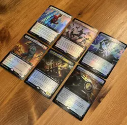 MTG Marvel’s Spider-Man NM Extended Art Foil Rare/Mythic Lot, Spider-Verse, SPM - Image 3