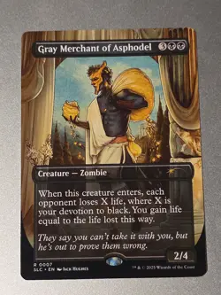 Gray Merchant of Asphodel Secret Lair Countdown Kit An Encyclopedia of Magic - Image 1