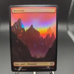 1x MTG Mountain (379, Foil) - Double Masters - Image 1