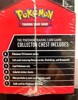 Pokemon 2023 TCG Fall Treasure Chest Lunchbox Tin Tera Charizard - New Sealed - Image 2