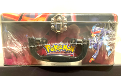 Pokemon 2023 TCG Fall Treasure Chest Lunchbox Tin Tera Charizard - New Sealed - Image 5