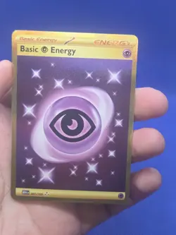 Pokemon Scarlet & Violet 151 Basic Psychic Energy 207/165 Gold Hyper Rare NM - Image 2