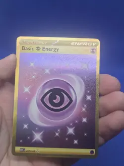 Pokemon Scarlet & Violet 151 Basic Psychic Energy 207/165 Gold Hyper Rare NM - Image 3