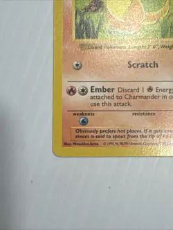 Pokemon Base Set Shadowless Charmander 46/102 - Image 5