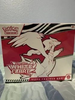Pokemon Scarlet & Violet White Flare Elite Trainer Box Booster Reshiram - Image 1