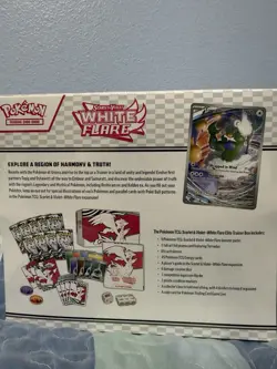 Pokemon Scarlet & Violet White Flare Elite Trainer Box Booster Reshiram - Image 2
