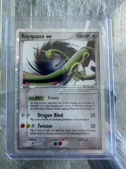 Rayquaza EX HOLO Rare Black Promo #039 Pokemon TCG MP/LP - Image 1