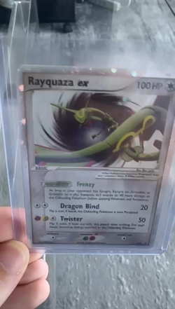 Rayquaza EX HOLO Rare Black Promo #039 Pokemon TCG MP/LP - Image 2