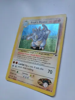 Brock's Rhydon - 2/132 Gym Heroes Pokemon - Holo Rare - Image 2