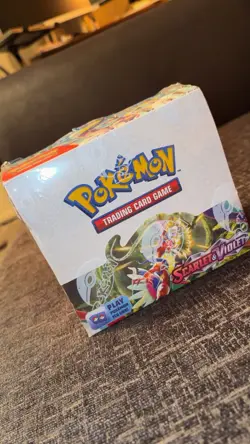 Pokemon Scarlet and Violet Base Set Booster Box 36 Packs, BNIB DAMAGED SEAL - Image 1