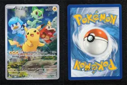 Pikachu (Paldea Evolved ETB) Pokemon Scarlet & Violet Black Star Promo #027 - Image 3