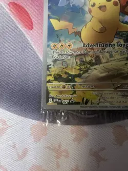 2023 Pokemon Scarlet & Violet Pikachu Black Star Promo 027 NM Sealed Paldea - Image 3
