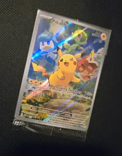 2023 Pokemon Pikachu #027 Near Mint Scarlet Violet Black Star Promo - SEALED NM+ - Image 2