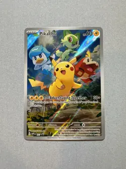 2023 Pokemon Scarlet & Violet Pikachu Black Star Promo #027 NM - Image 1