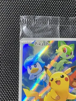 Pikachu 027 Sealed Scarlet & Violet Black Star Promo Pokemon 2023 - Image 2
