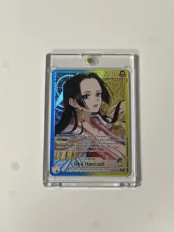 One Piece The Azure Sea’s Seven Boa Hancock Alt Art OP14-041 Leader English - Image 1