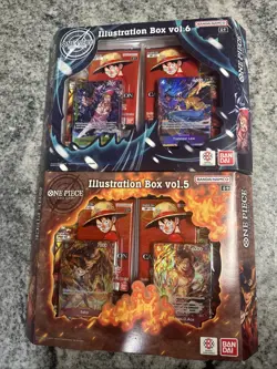 ONE PIECE Illustration Box Vol 5 & Vol 6 Lot Of 2 New SEALED PRB-02 OP-13 - Image 1