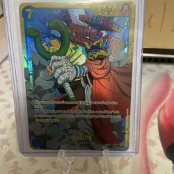One Piece Sogeking OP03-122 SEC Secret Rare Pillar of Strengths - Image 1