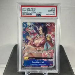 LOW POP 2024 ONE PIECE PRB01 ALTERNATE ART #013 BOA HANCOCK PSA 10 - Image 1