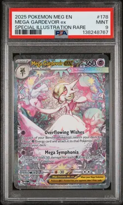Pokemon Mega Gardevoir EX 178/132 Me01: Evolution Holo PSA 9 - Image 1