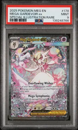 Pokemon Mega Gardevoir EX 178/132 Me01: Evolution Holo PSA 9 - Image 3