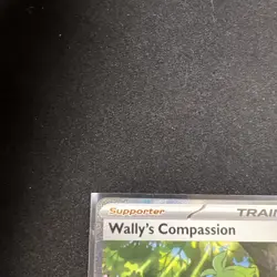 Pokemon TCG Mega Evolution: Wally’s Compassion SIR Rare Holo 186/132 Fresh Pull - Image 3